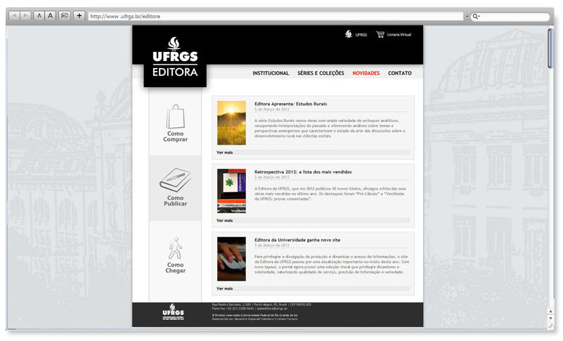 Utilitários do Site da Editora da UFRGS