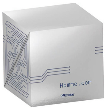 Imagem da Embalagem Interna do perfume Homme do Boticário